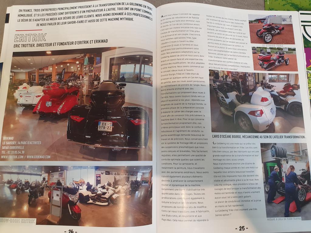 Article sur les transformations dans Triker magazine